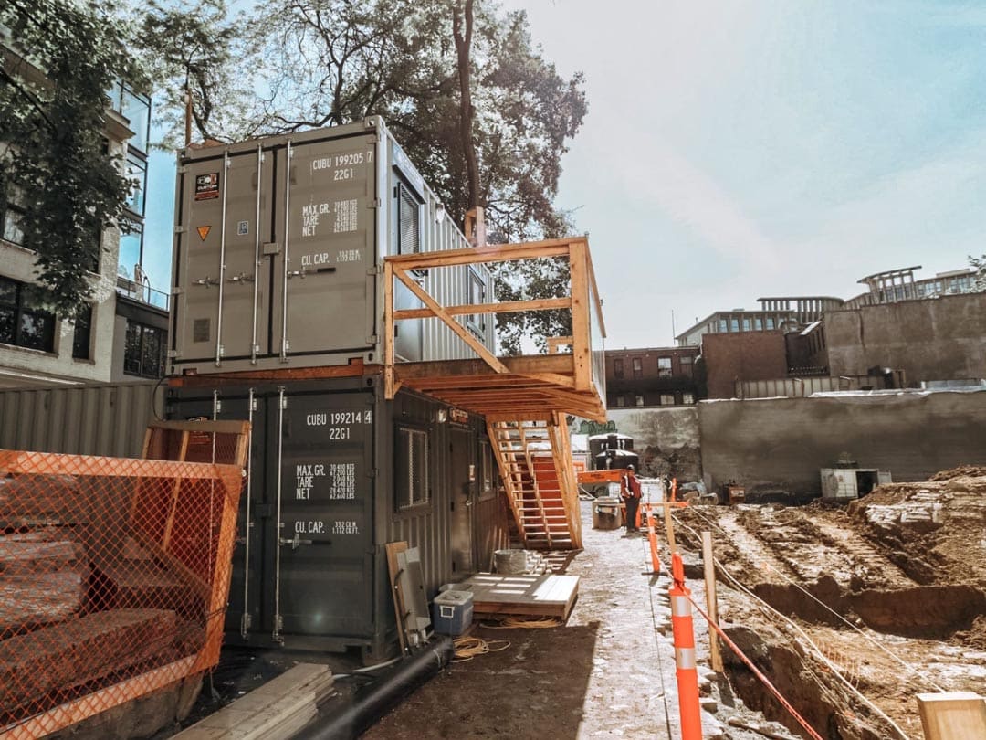 20&rsquo; Office CUBE &ndash; Wood Finished - Backstorage Containers LLC