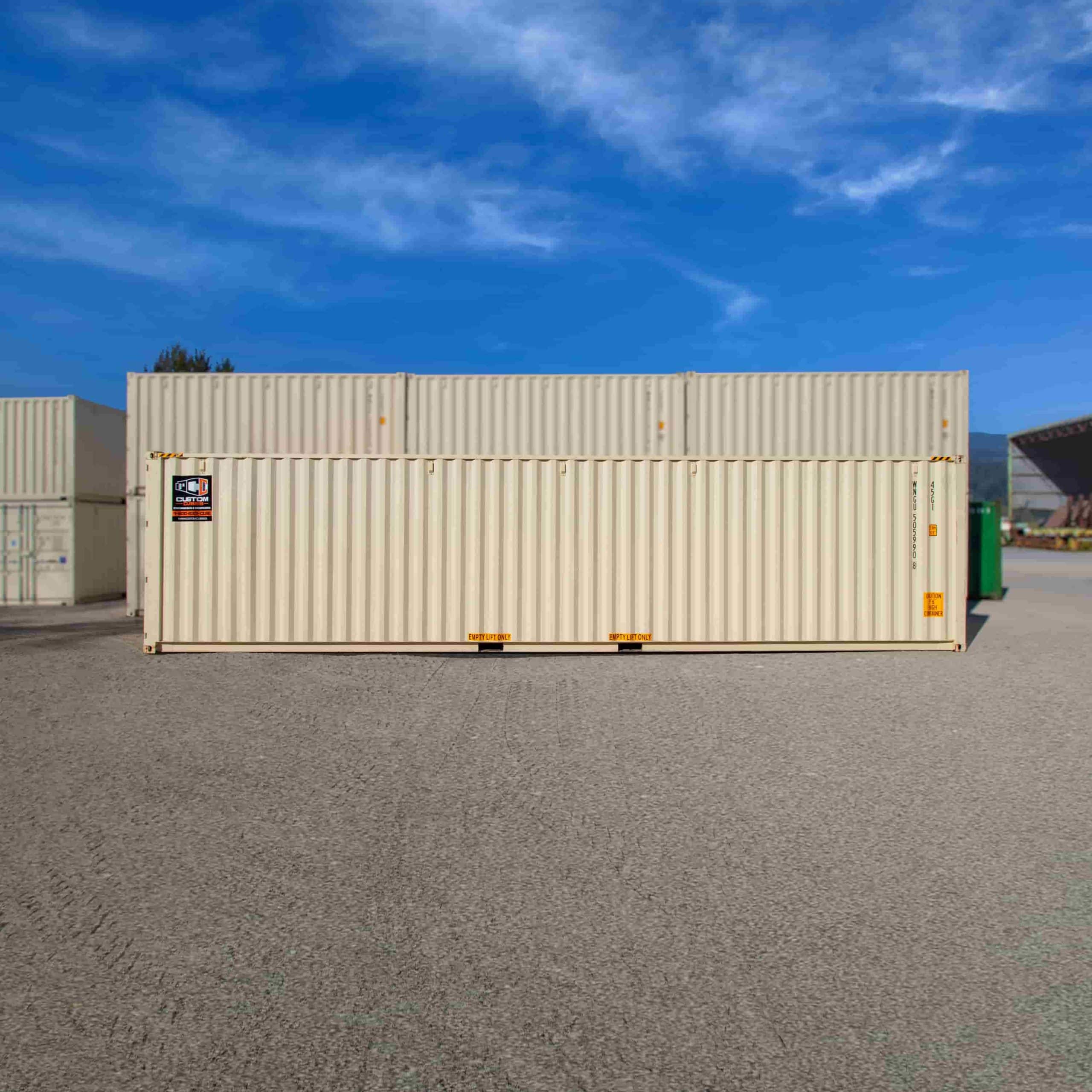 40&rsquo;HC New (1-trip) Shipping Container - Backstorage Containers LLC