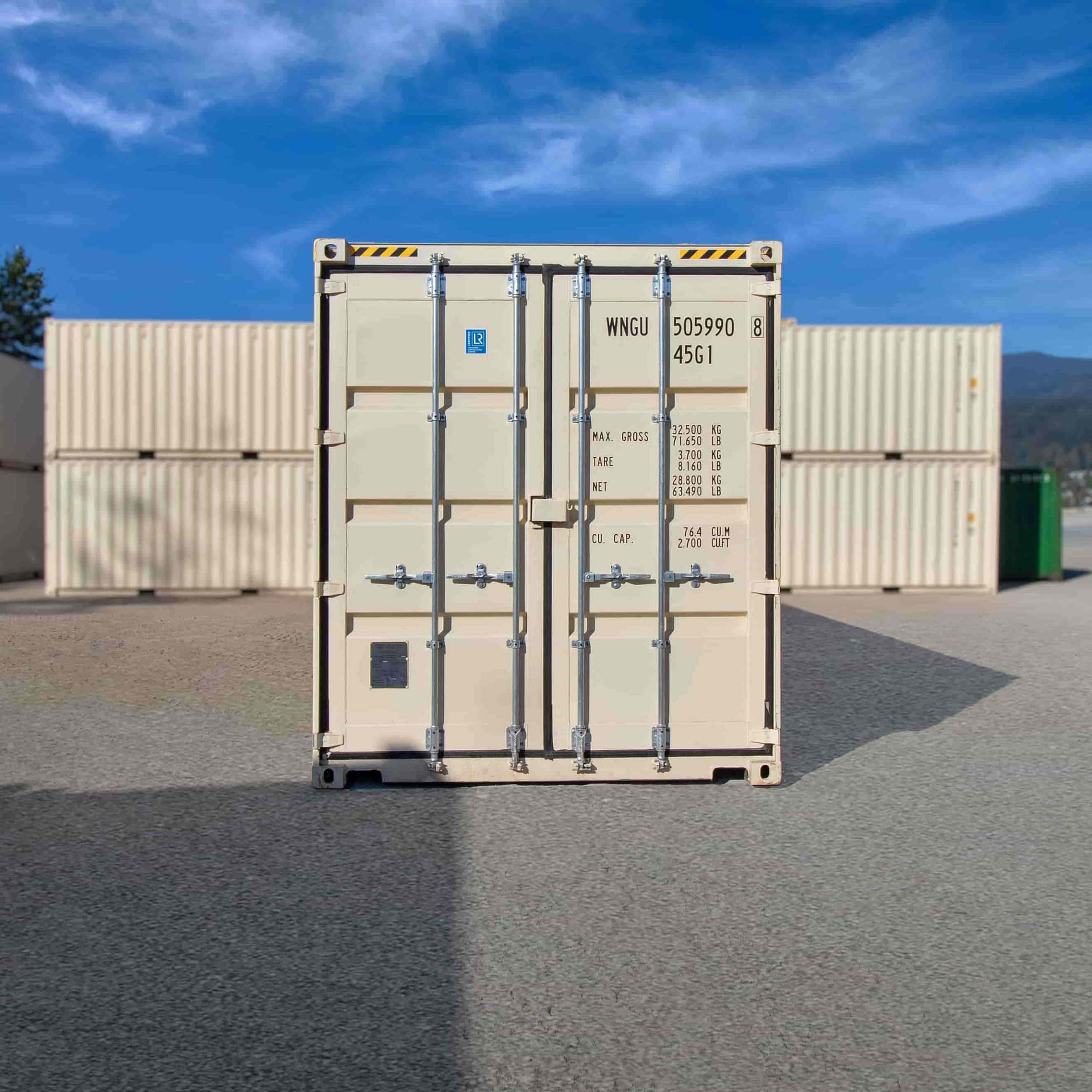 40&rsquo;HC New (1-trip) Shipping Container - Backstorage Containers LLC