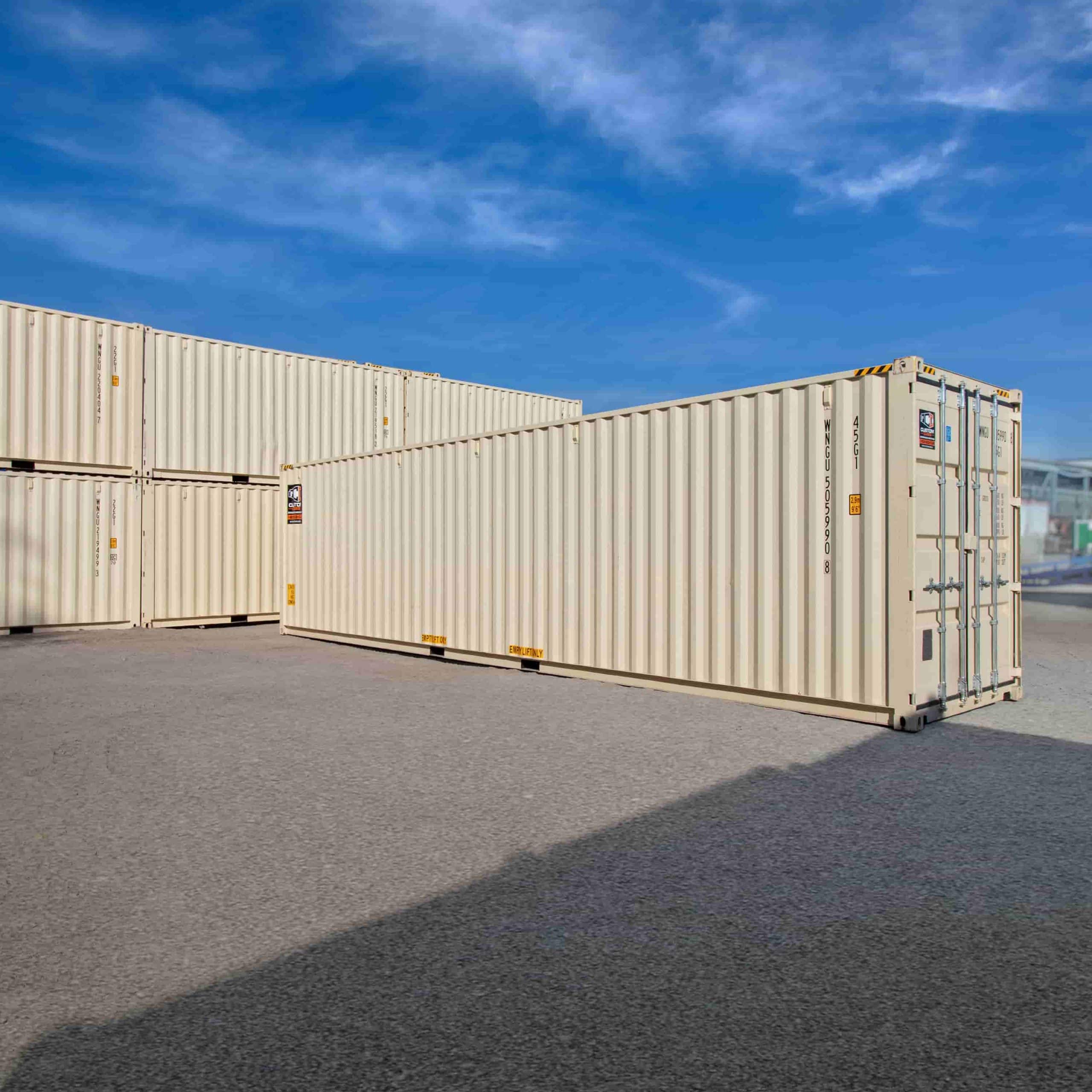 40&rsquo;HC New (1-trip) Shipping Container - Backstorage Containers LLC
