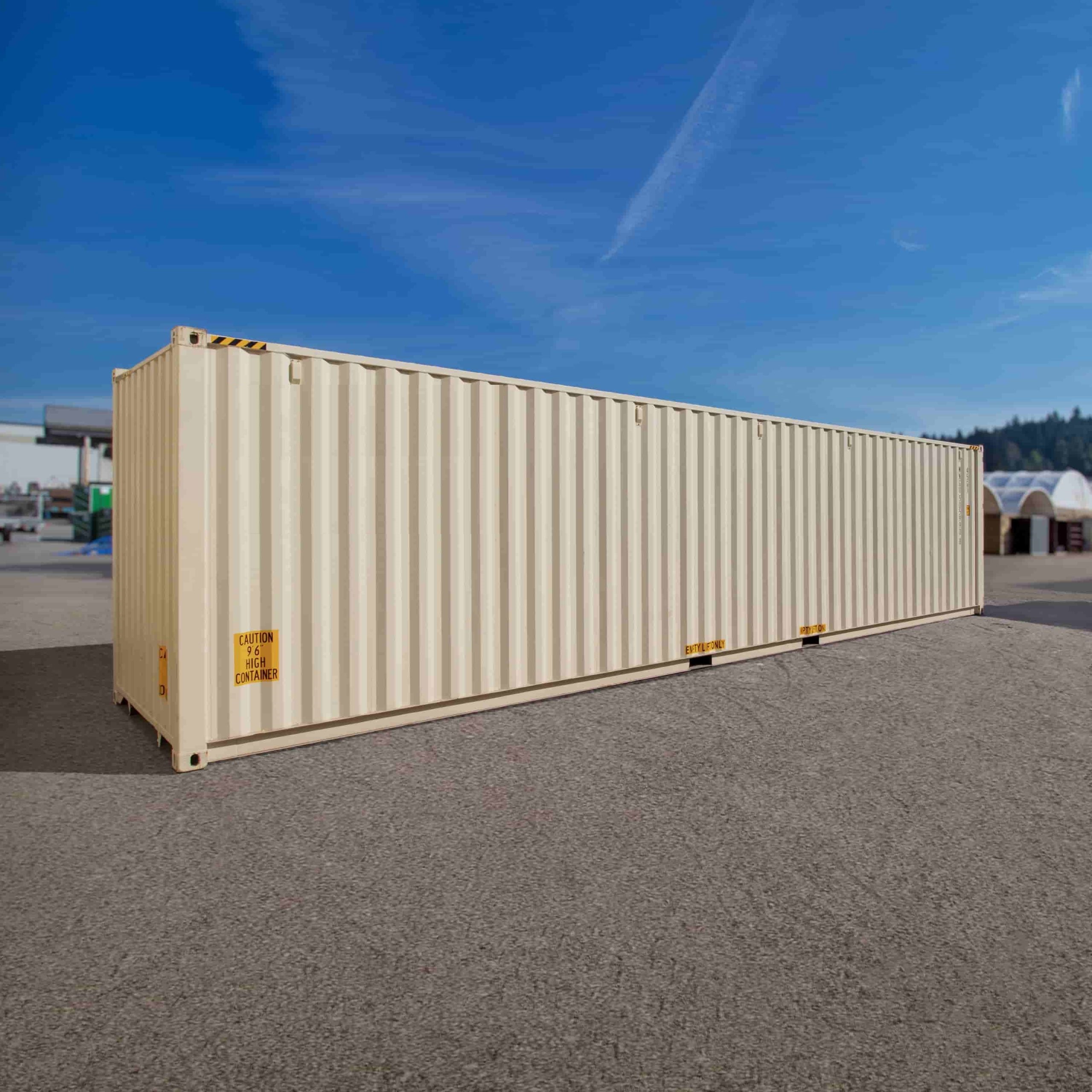 40&rsquo;HC New (1-trip) Shipping Container - Backstorage Containers LLC