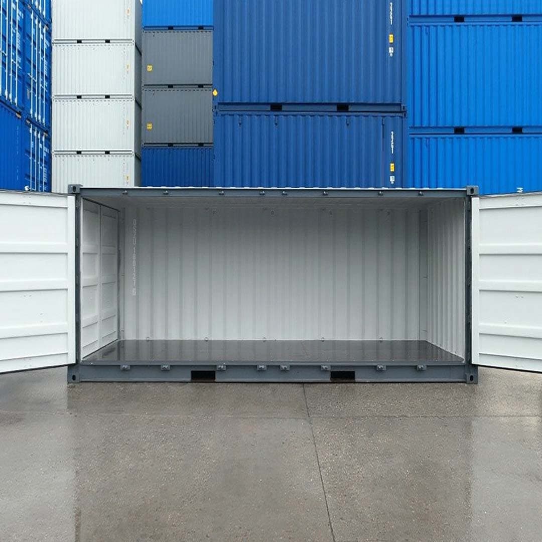 20&rsquo; New (1-trip) &ldquo;Openside&rdquo; Shipping Container - Backstorage Containers LLC