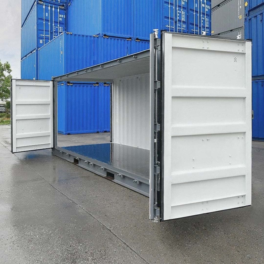 20&rsquo; New (1-trip) &ldquo;Openside&rdquo; Shipping Container - Backstorage Containers LLC