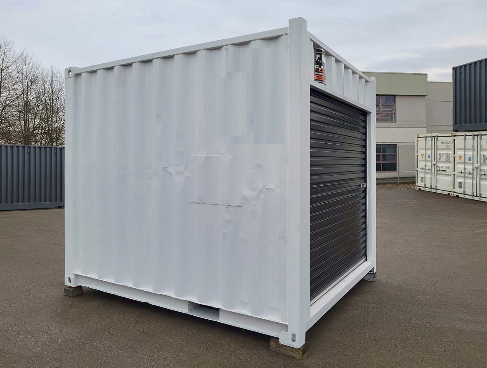 10&rsquo; &ldquo;Cut Down&rdquo; Used Container + Rollup - Backstorage Containers LLC