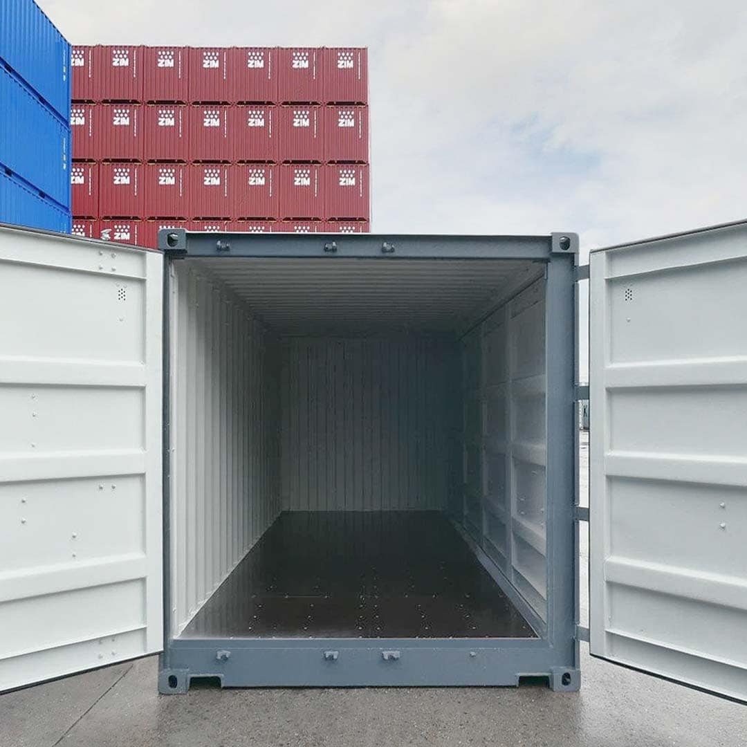 20&rsquo; New (1-trip) &ldquo;Openside&rdquo; Shipping Container - Backstorage Containers LLC