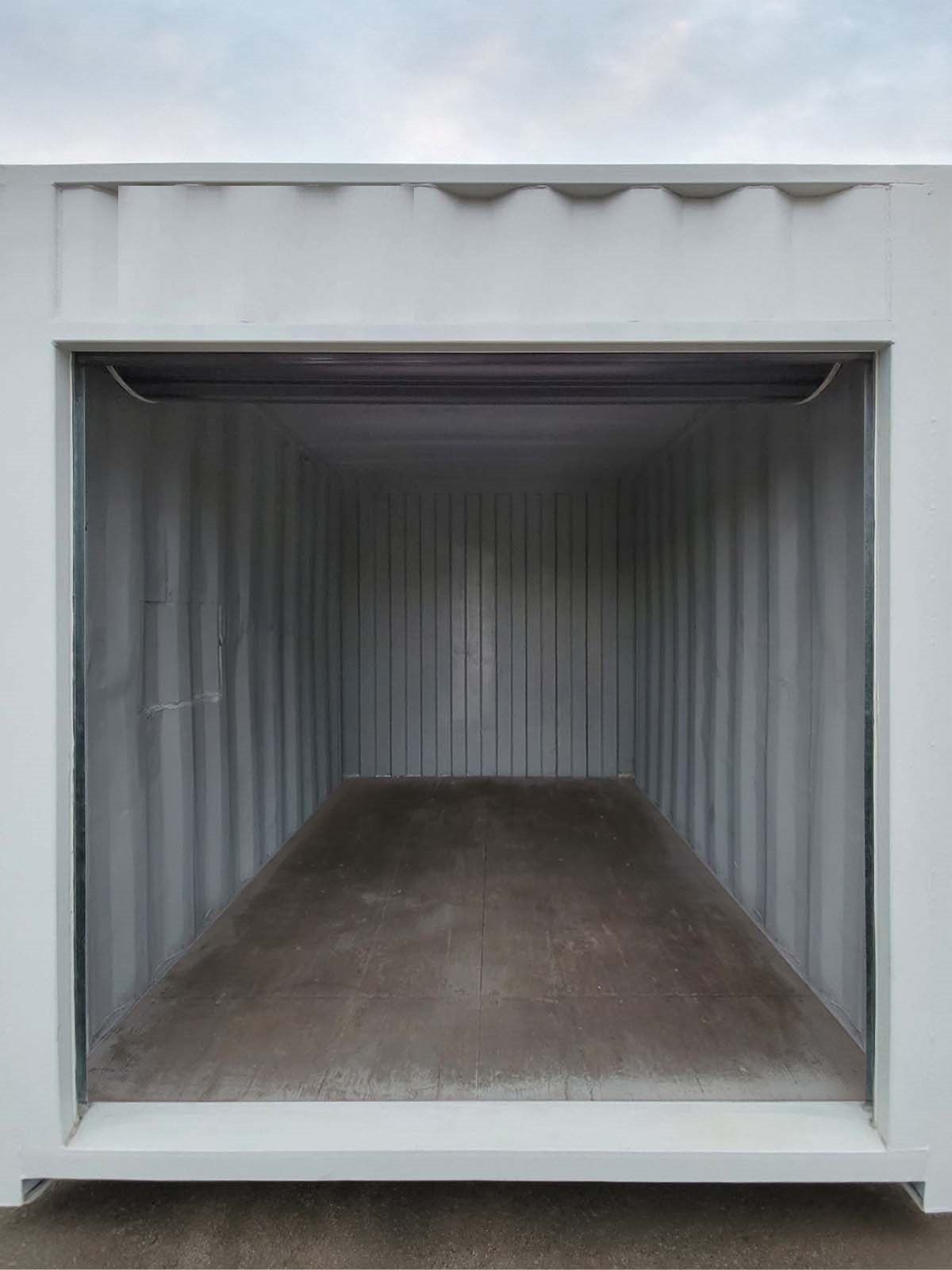 10&rsquo; &ldquo;Cut Down&rdquo; Used Container + Rollup - Backstorage Containers LLC