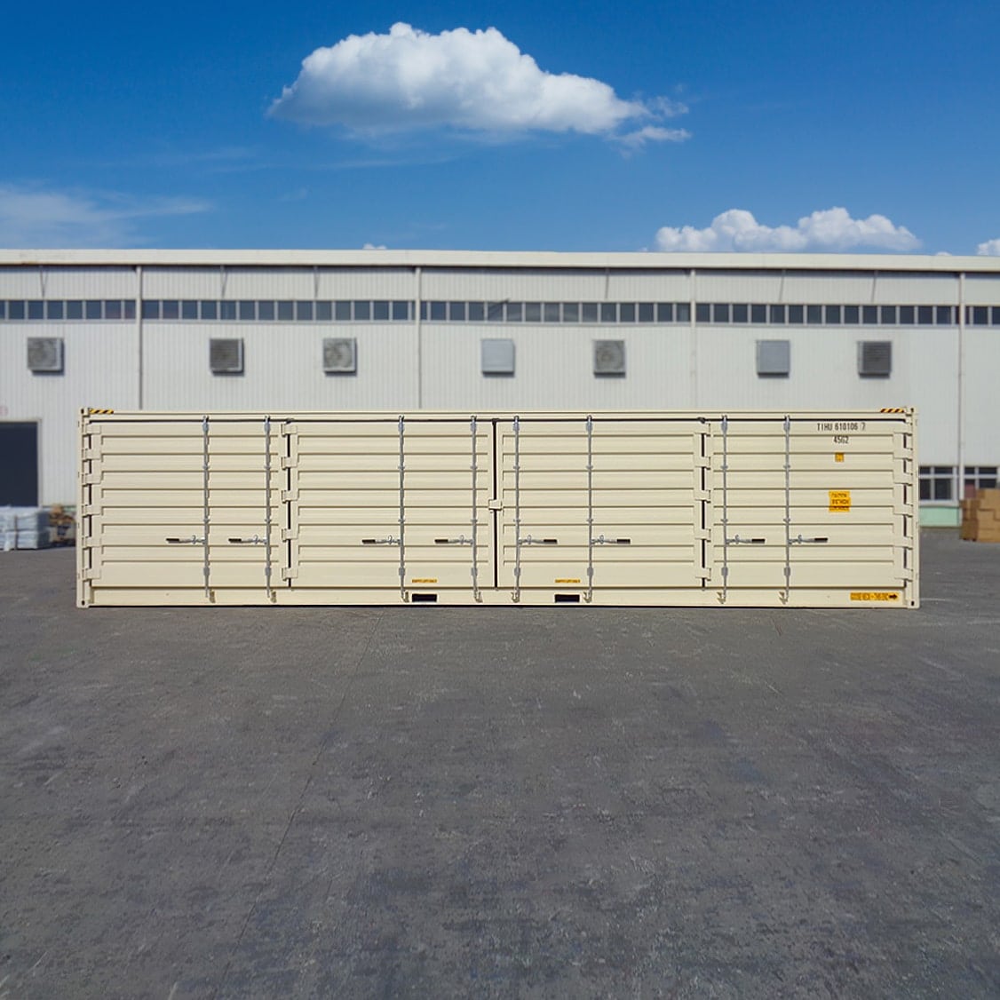 40&rsquo;HC New (1-trip) &ldquo;Openside&rdquo; Shipping Container - Backstorage Containers LLC