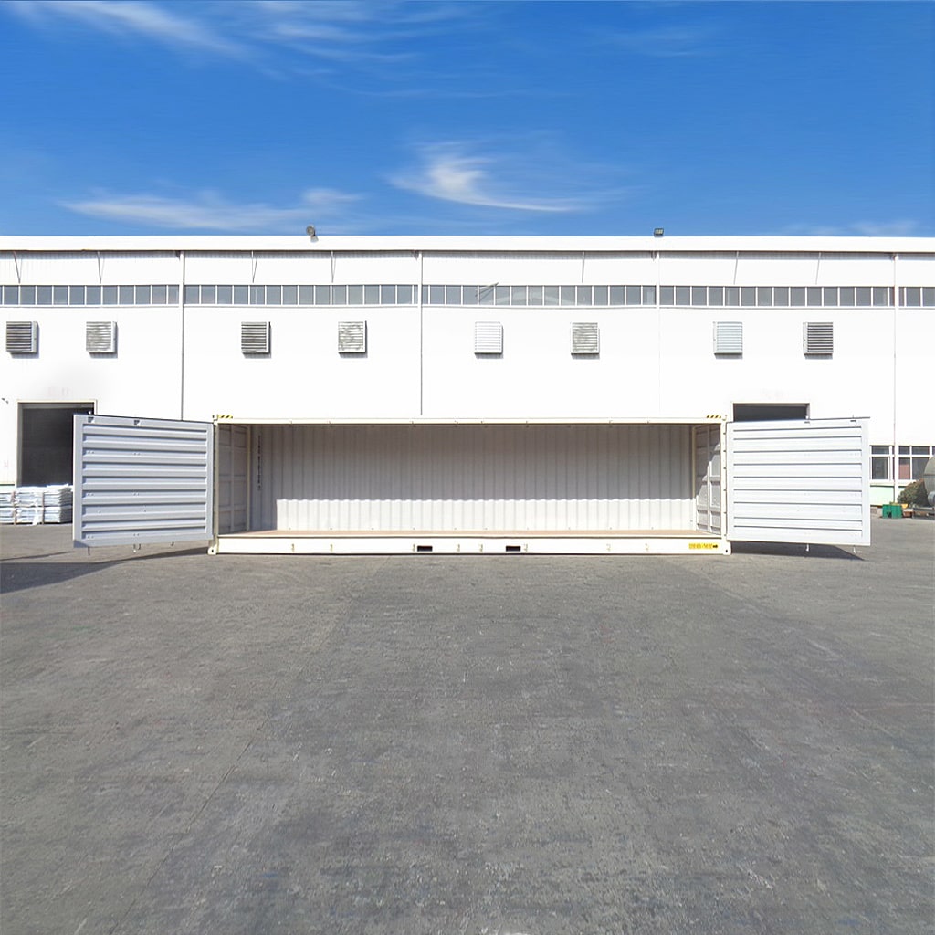 40&rsquo;HC New (1-trip) &ldquo;Openside&rdquo; Shipping Container - Backstorage Containers LLC