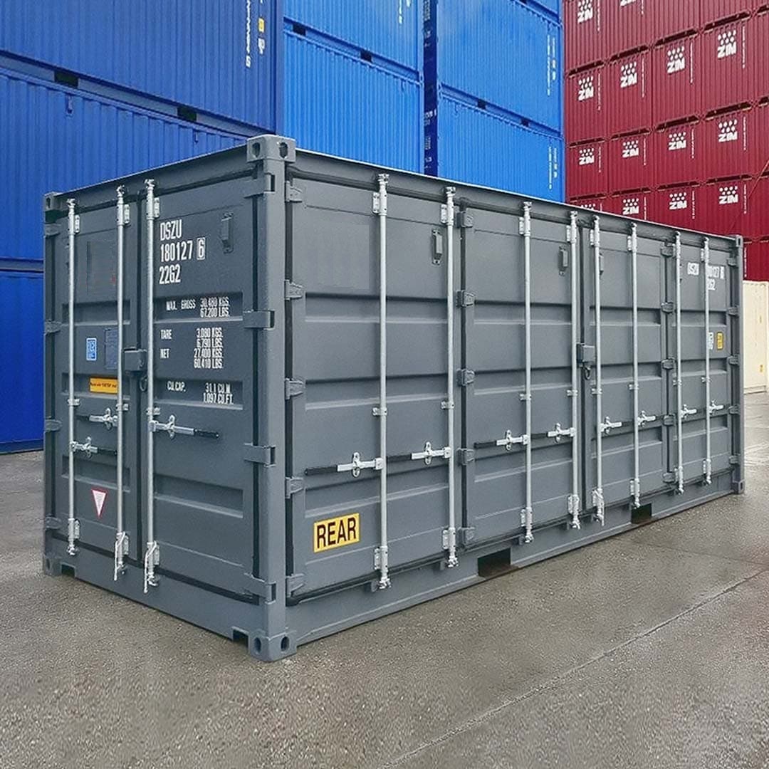 20&rsquo; New (1-trip) &ldquo;Openside&rdquo; Shipping Container - Backstorage Containers LLC