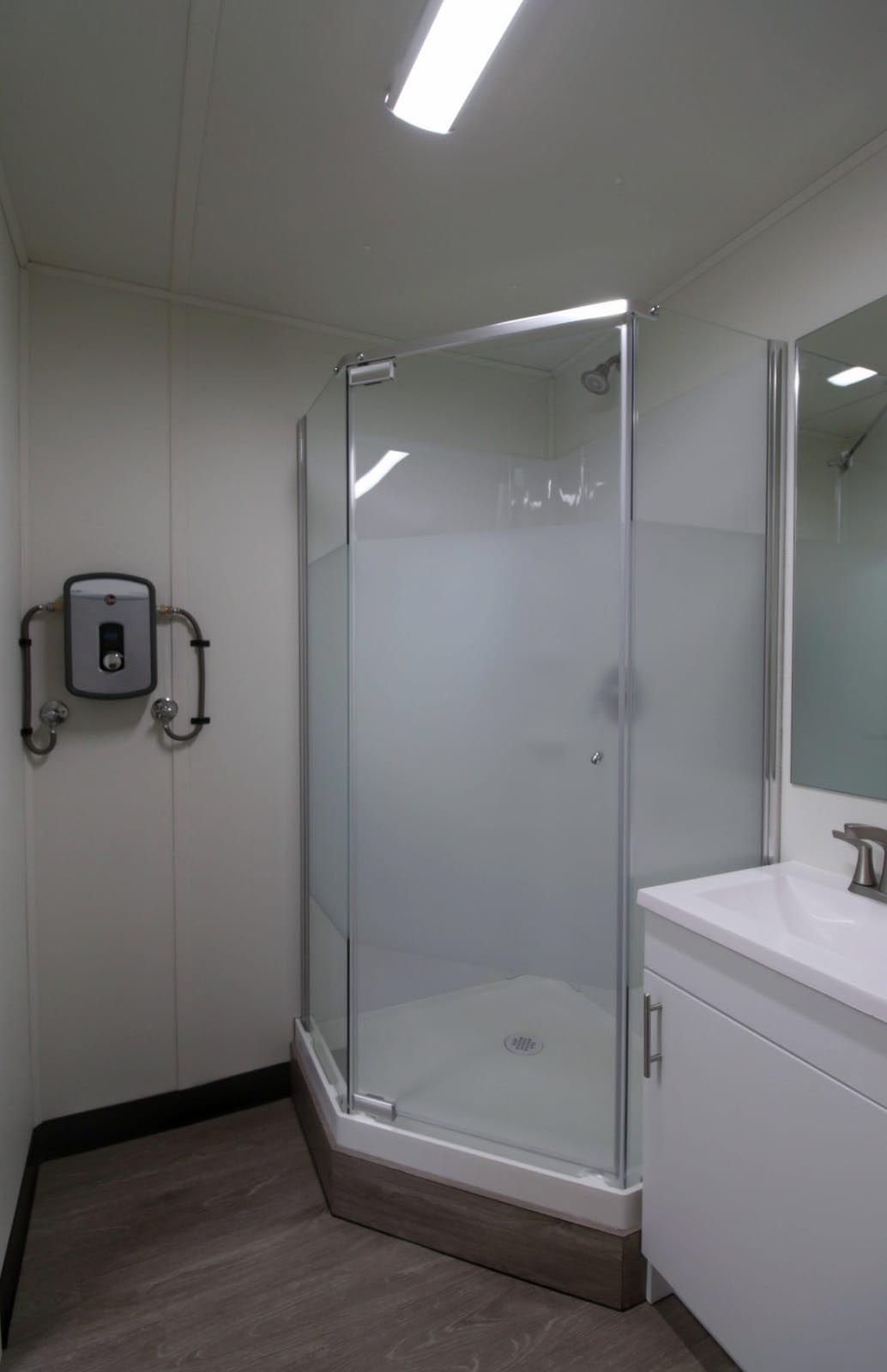 20&prime; Site office + Washroom - Backstorage Containers LLC