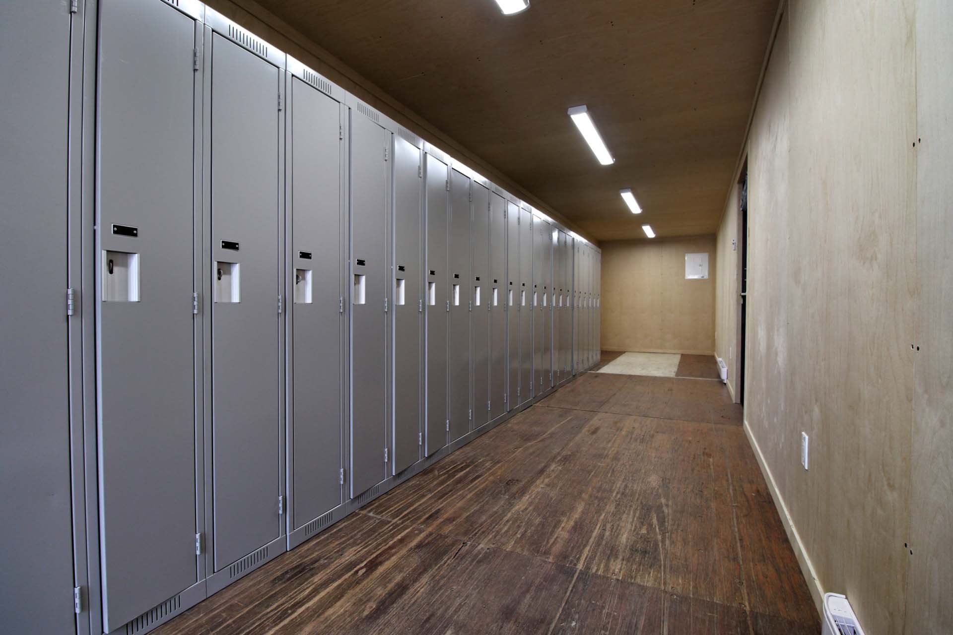 40&rsquo; Locker Room - Backstorage Containers LLC