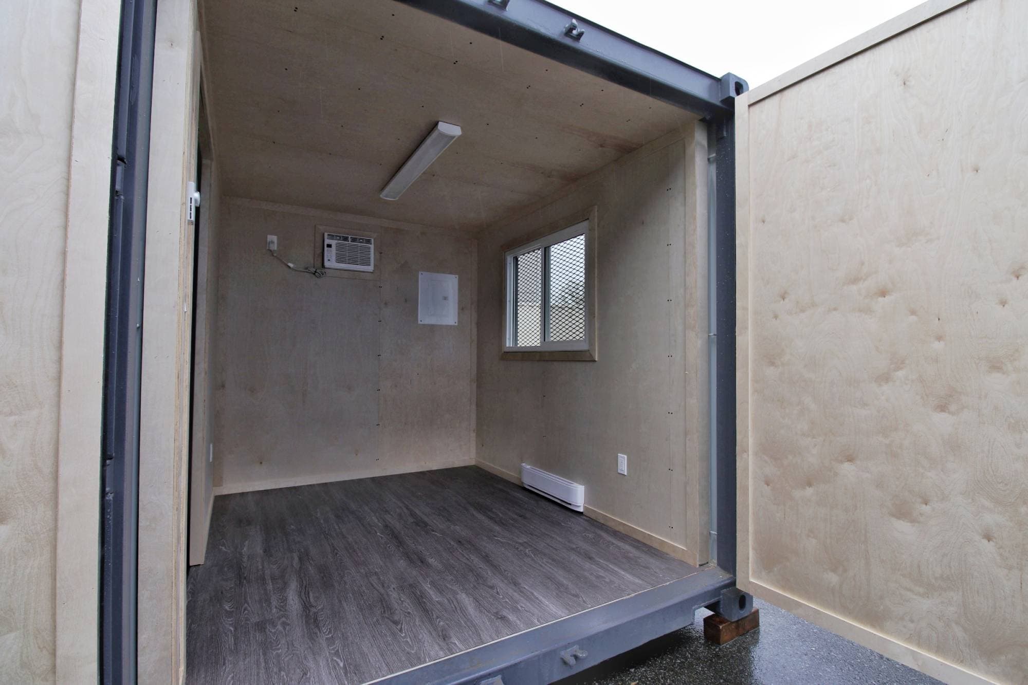 10&rsquo; Office CUBE &ndash; Wood Finished - Backstorage Containers LLC