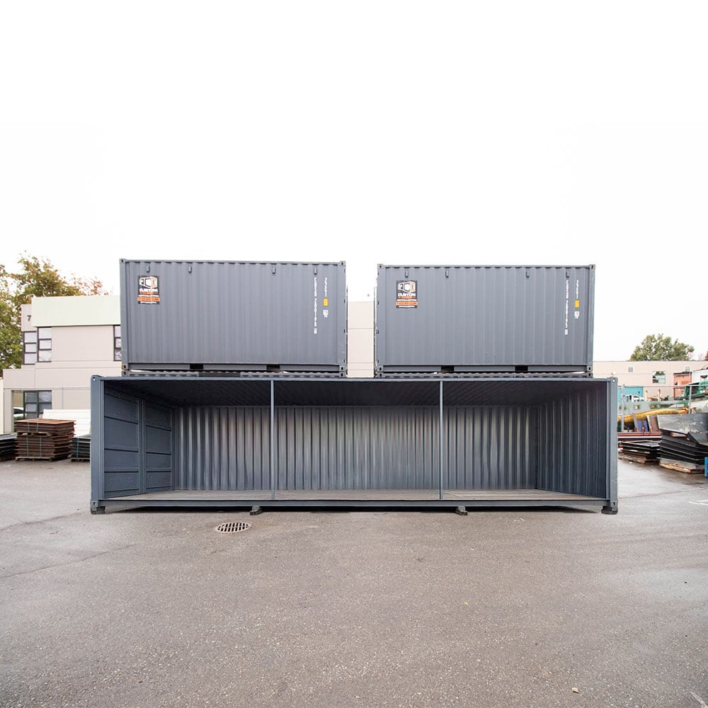 40&rsquo;HC Used &ldquo;Open Face&rdquo; Shipping Container - Backstorage Containers LLC