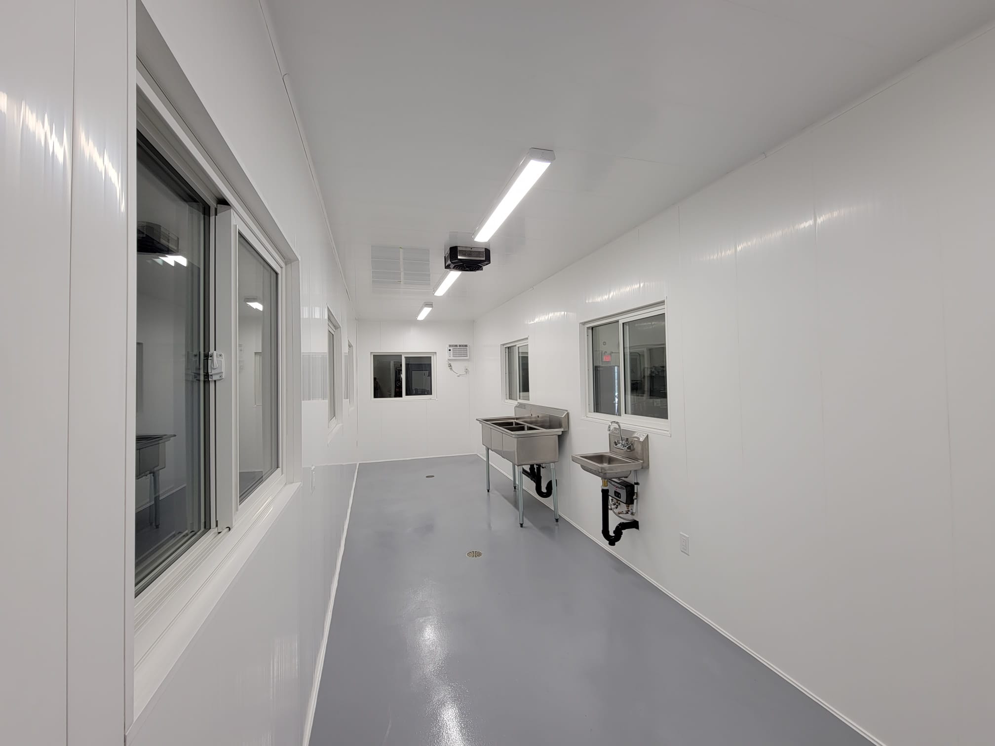 Food Processing Unit With Walk in Cooler - Backstorage Containers LLC