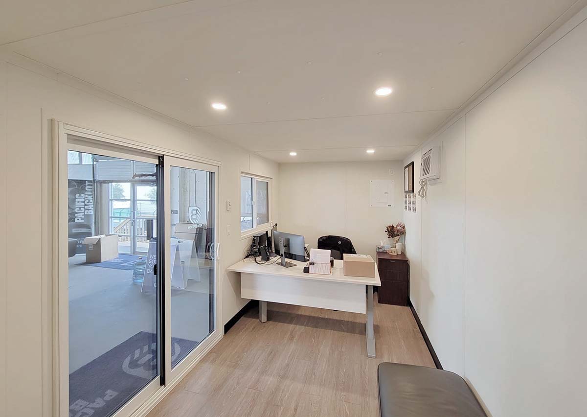 20&rsquo; Sales Office CUBE - Backstorage Containers LLC