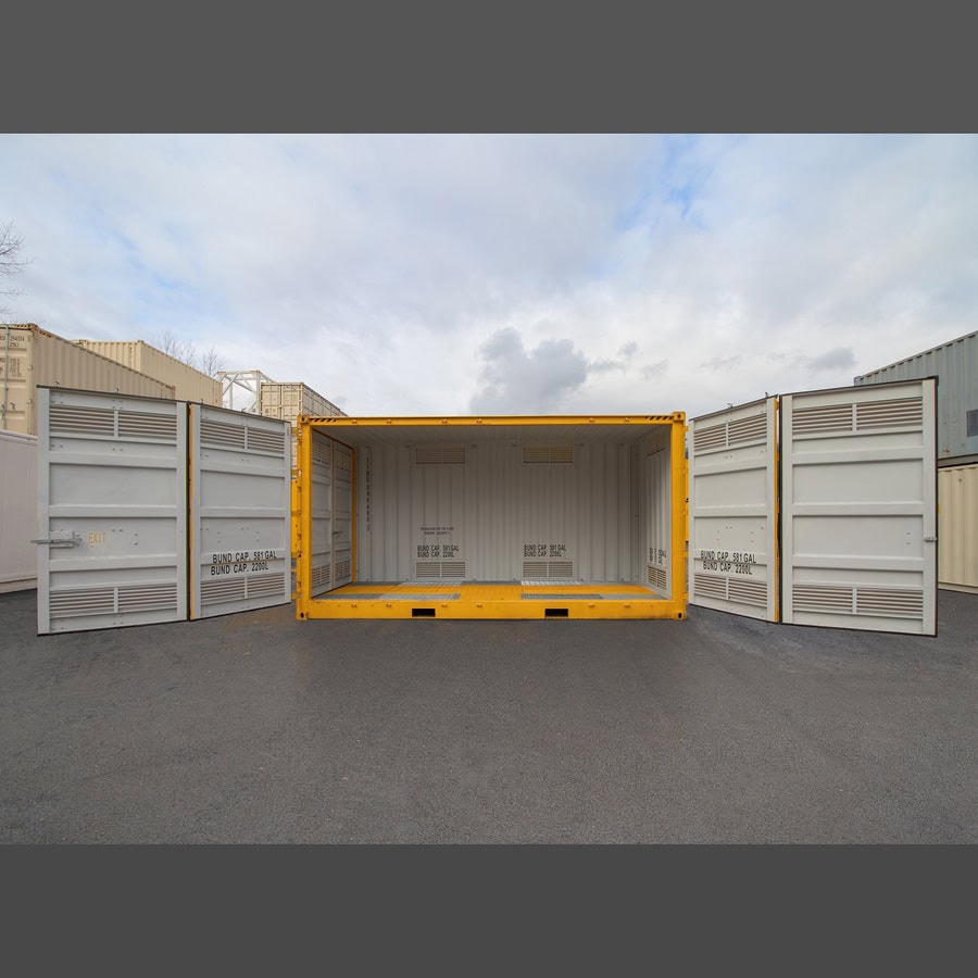 20&rsquo;HC Openside Containment Cube - Backstorage Containers LLC