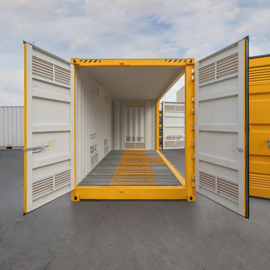 20&rsquo;HC Openside Containment Cube - Backstorage Containers LLC