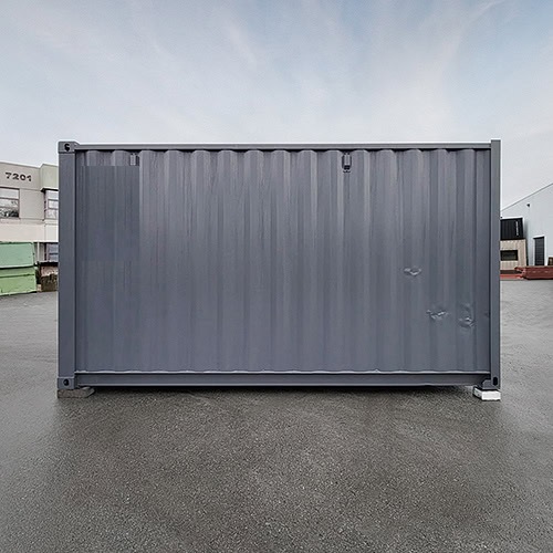 15&prime; &ldquo;Cut Down&rdquo; Used Container + Rollup - Backstorage Containers LLC