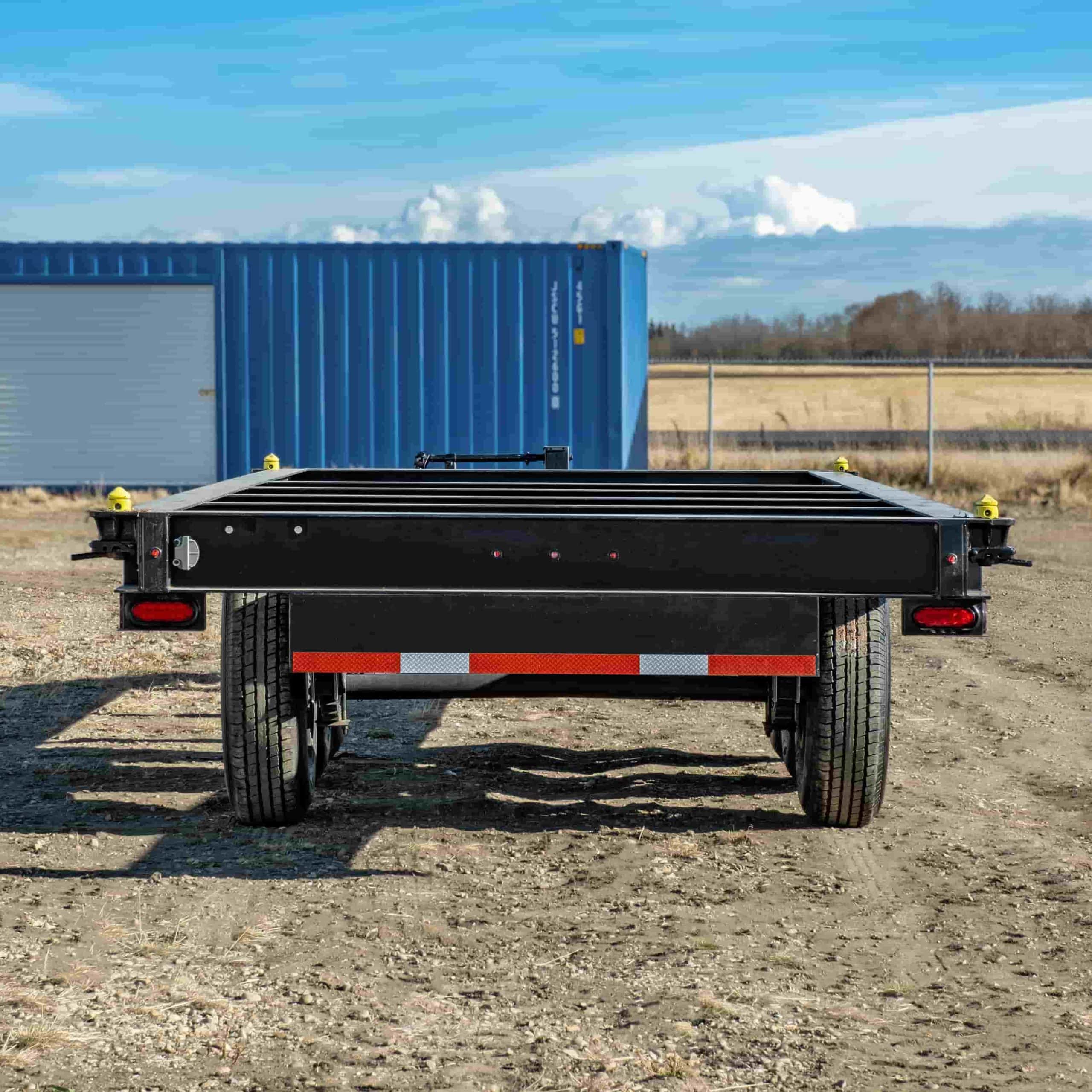 20&rsquo; Bumper Pull Container Chassis - Backstorage Containers LLC