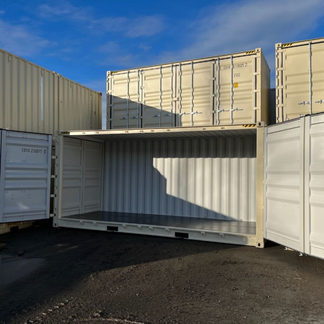 20&rsquo;HC New &ldquo;Openside&rdquo; Shipping Container - Backstorage Containers LLC