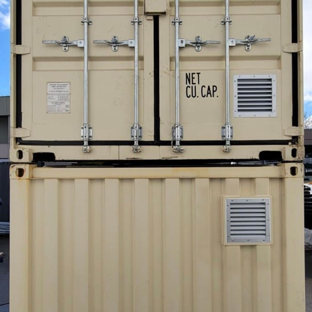Ventilation Package (Installed) - Backstorage Containers LLC