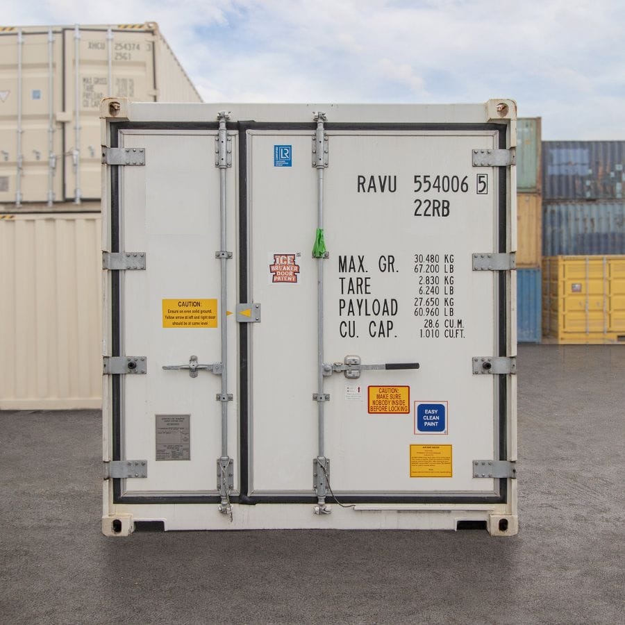 20&rsquo; New (1-trip) Refrigerated Container (Working Reefer) - Backstorage Containers LLC