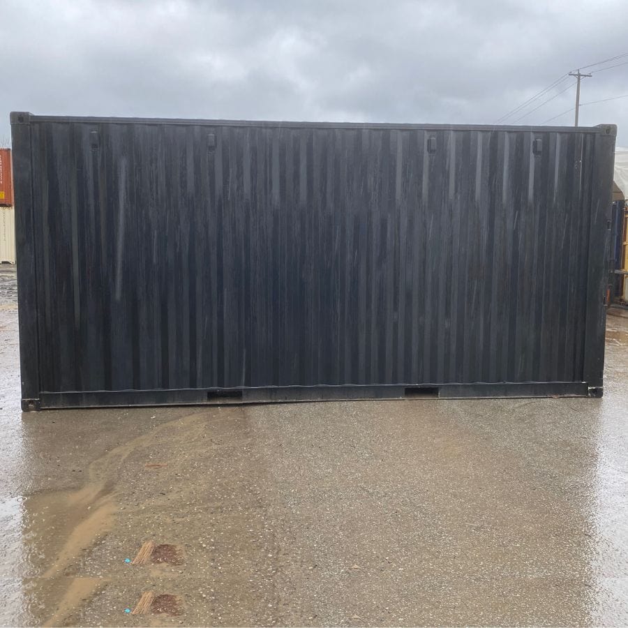 20&rsquo;HC New (1-Trip) Shipping Container &ndash; Painted Black - Backstorage Containers LLC
