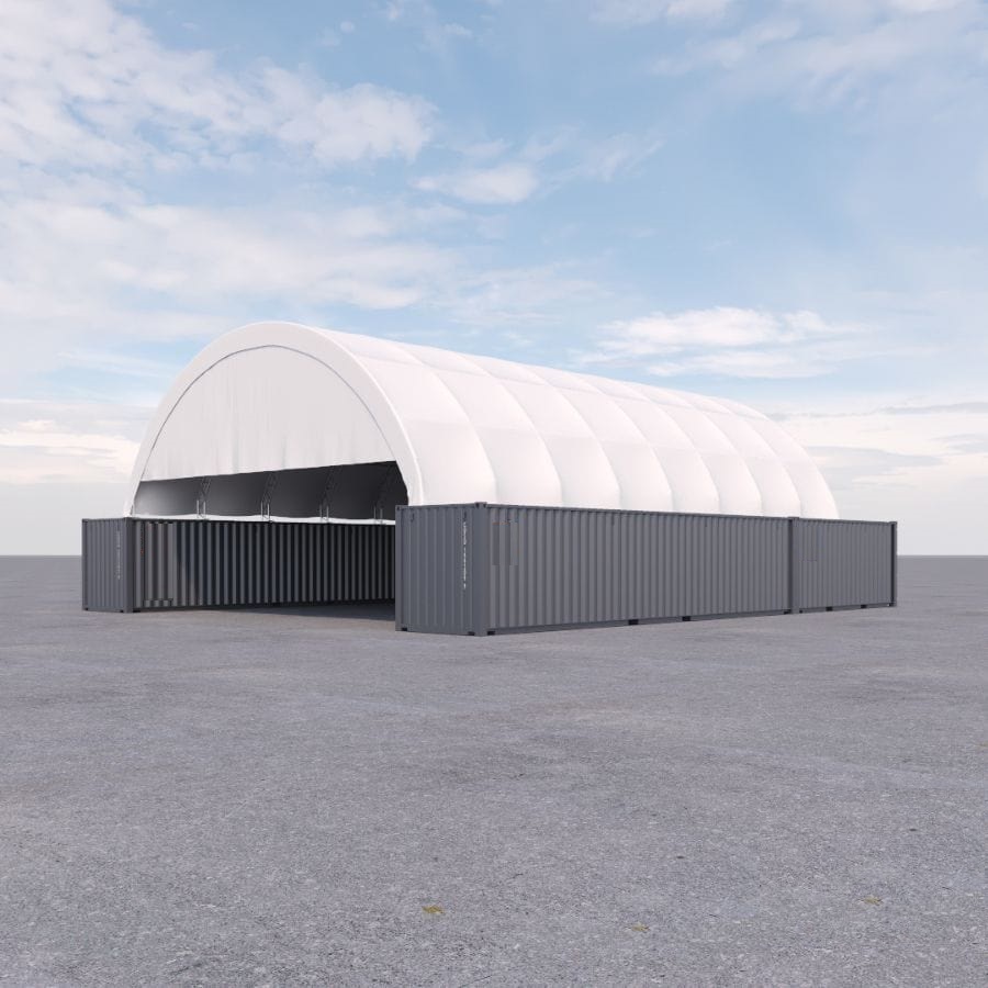 40&rsquo; x 60&rsquo; Container Shelter - Backstorage Containers LLC