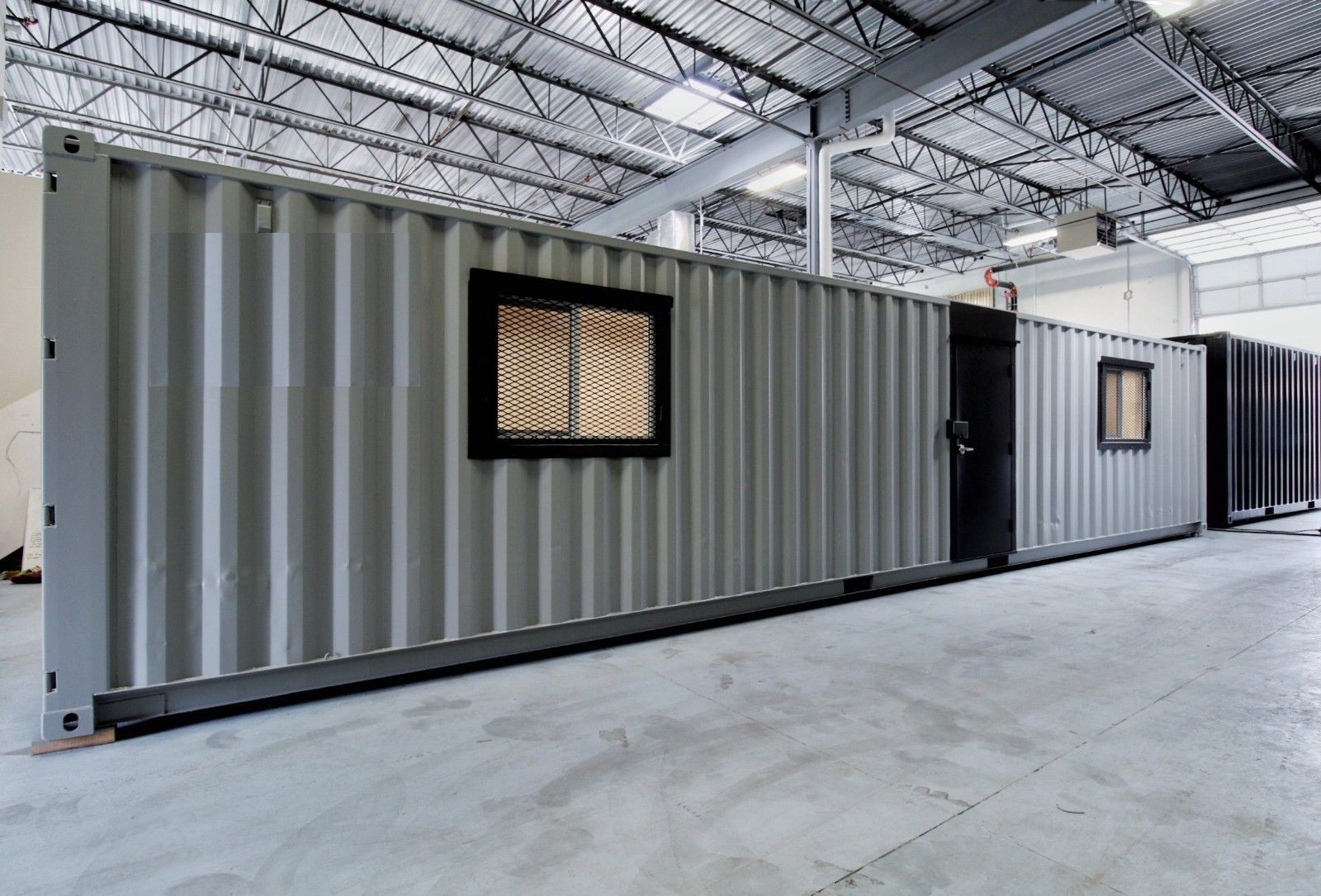 40&rsquo; Office CUBE &ndash; Wood Finished - Backstorage Containers LLC