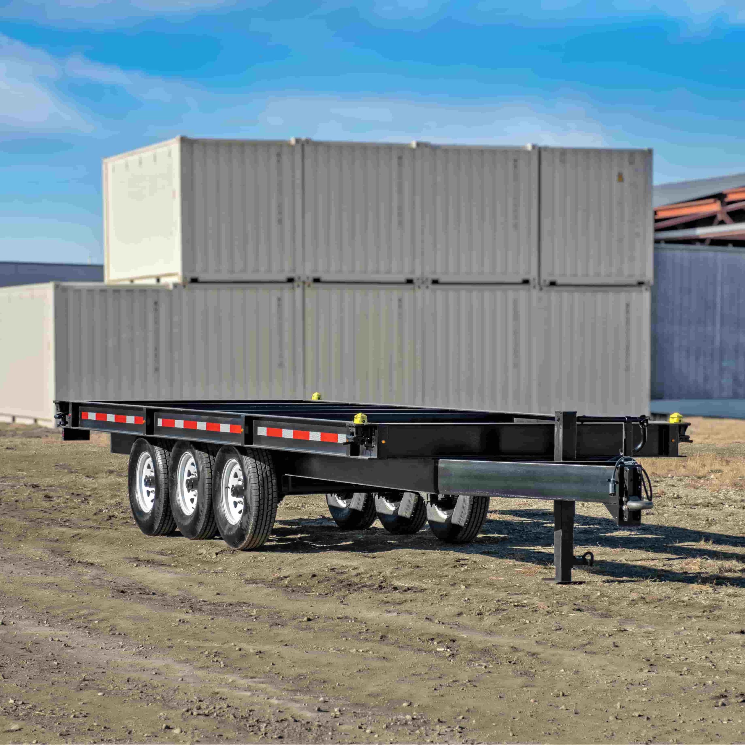 20&rsquo; Bumper Pull Container Chassis - Backstorage Containers LLC