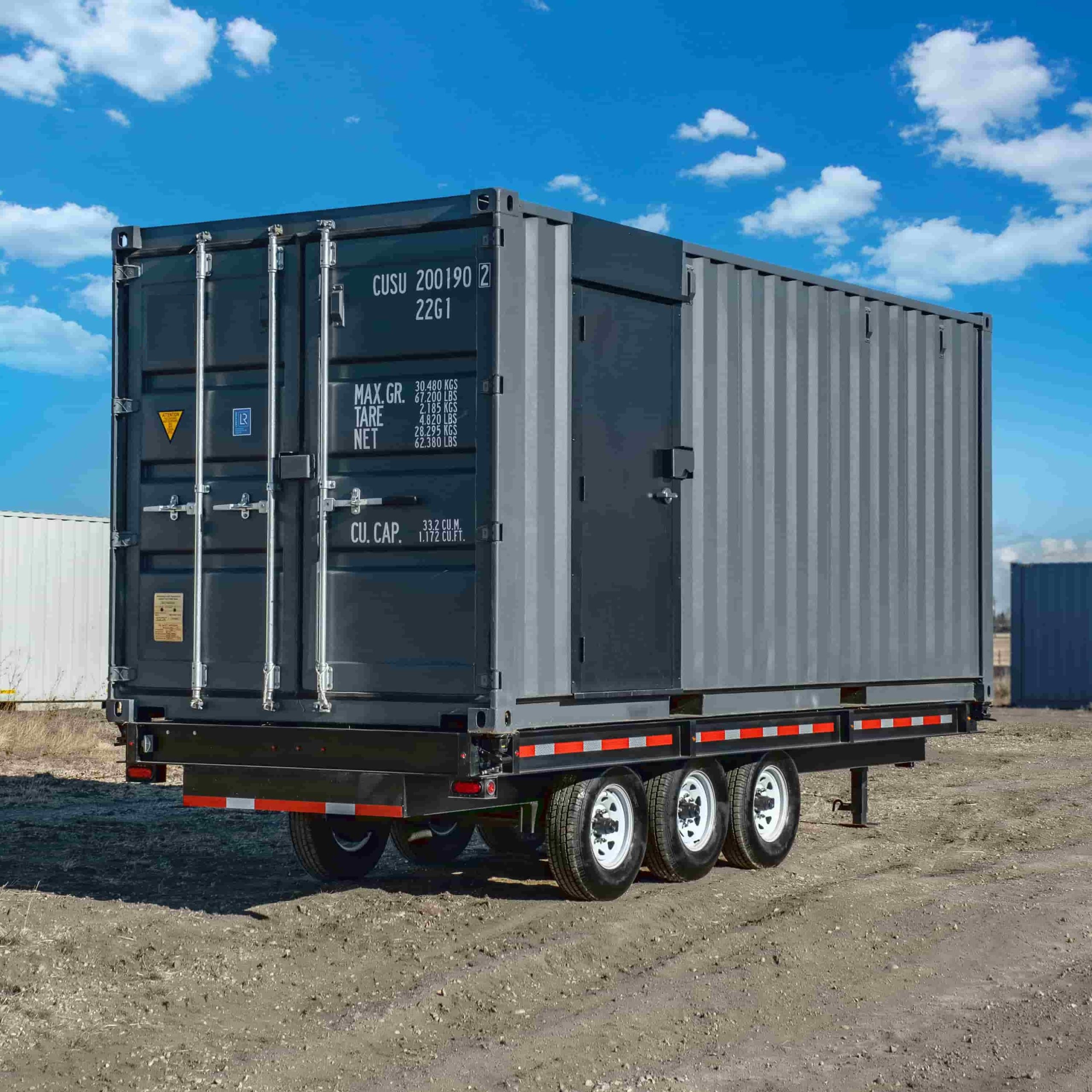 20&rsquo; Bumper Pull Container Chassis - Backstorage Containers LLC