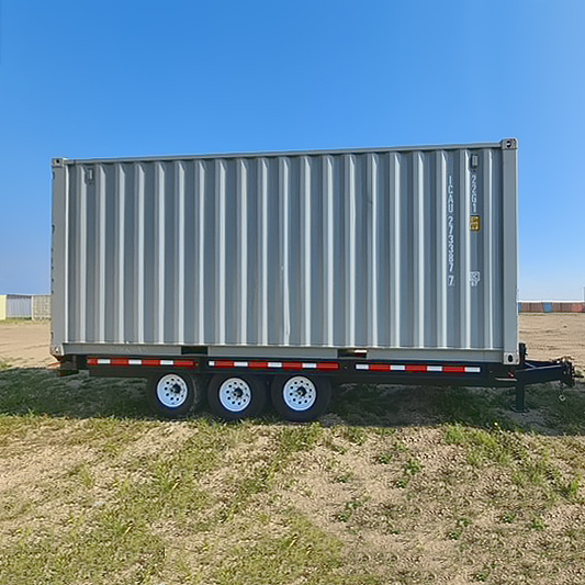 20&rsquo; Bumper Pull Container Chassis - Backstorage Containers LLC