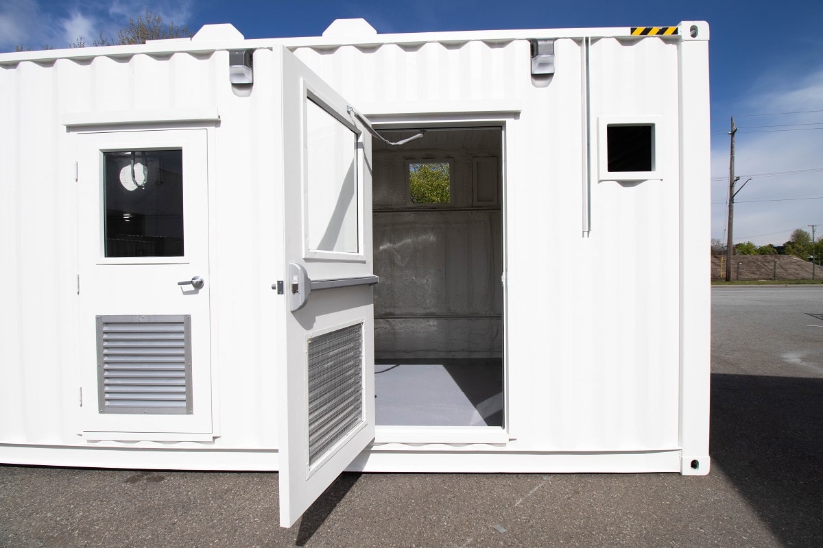 40&rsquo; Custom Mechanical Enclosure - Backstorage Containers LLC