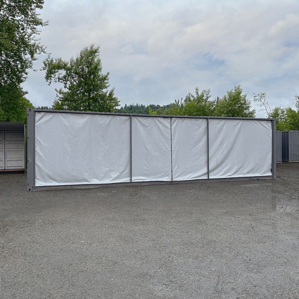 40&rsquo;HC Open-Face w/Tarp System - Backstorage Containers LLC
