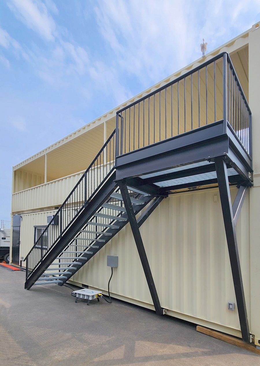Container Stairs - Backstorage Containers LLC