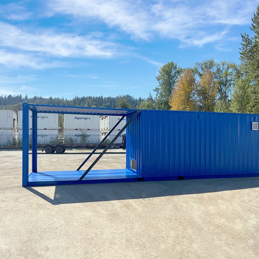 40&rsquo; Custom Equipment Enclosure - Backstorage Containers LLC