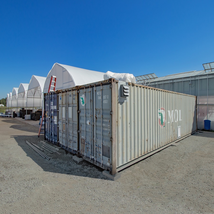 Custom Storage & Processing units for an Organics Company - Backstorage Containers LLC