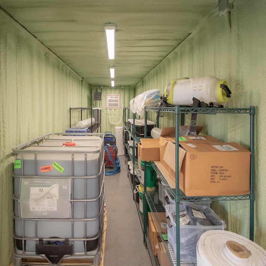 Custom Storage & Processing units for an Organics Company - Backstorage Containers LLC