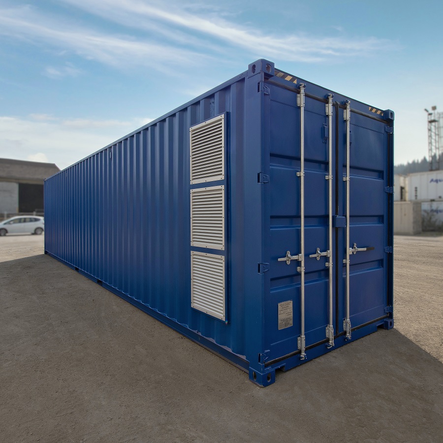 40&rsquo; Custom Equipment Housing Unit - Backstorage Containers LLC