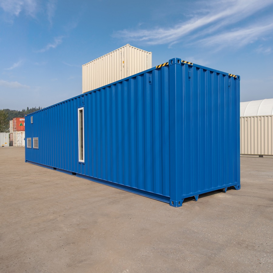 40&rsquo; Custom Equipment Housing Unit - Backstorage Containers LLC
