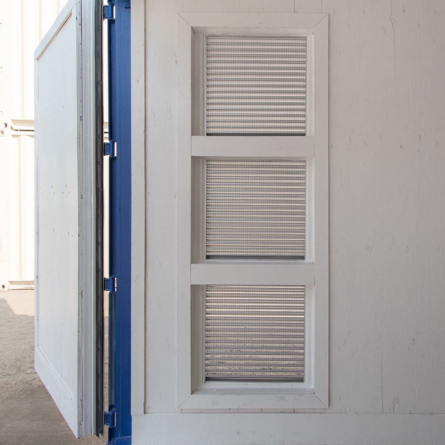 40&rsquo; Custom Equipment Housing Unit - Backstorage Containers LLC