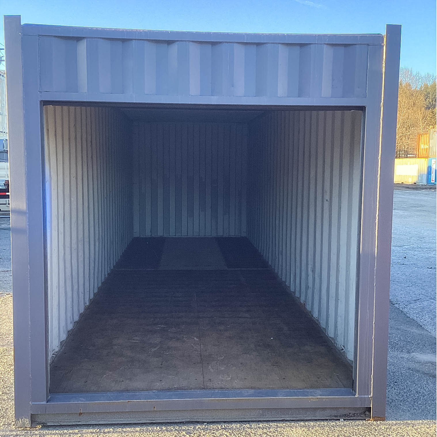 26&prime; Cut-Down Shipping Container w/Roll-Up Door - Backstorage Containers LLC