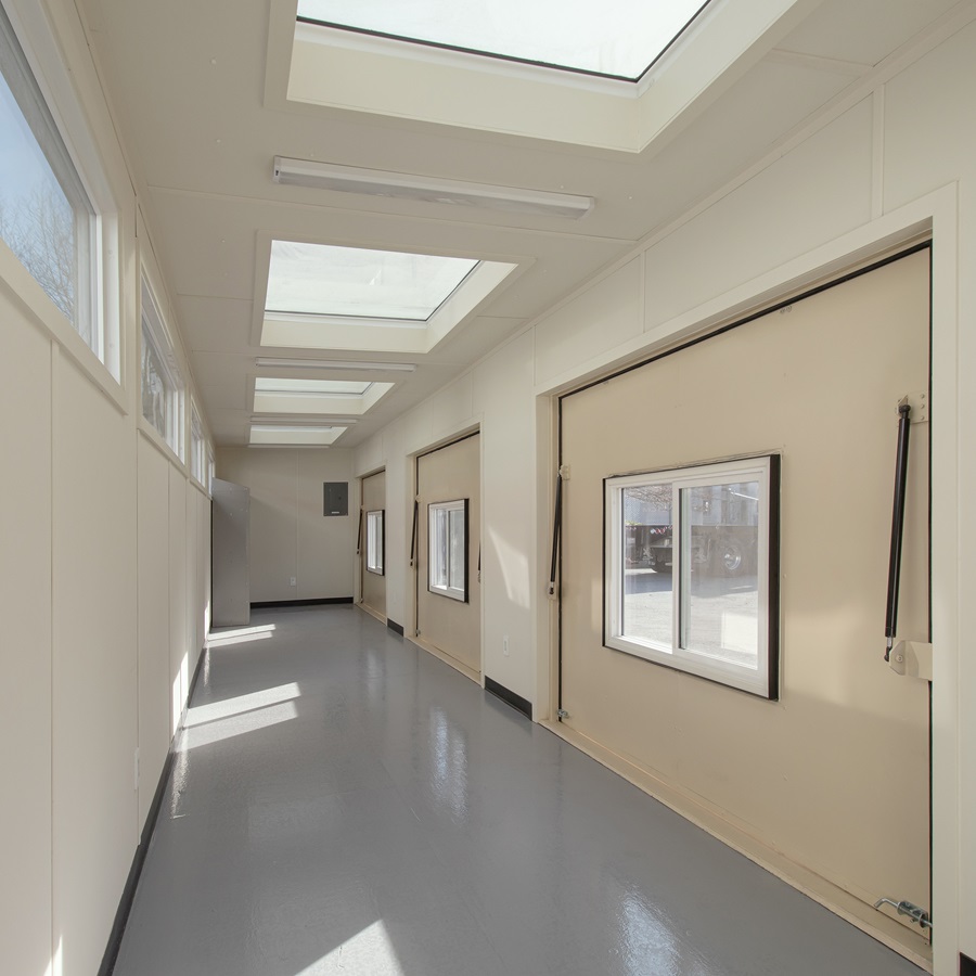 40&rsquo; Art Studio w/Flip up Doors - Backstorage Containers LLC